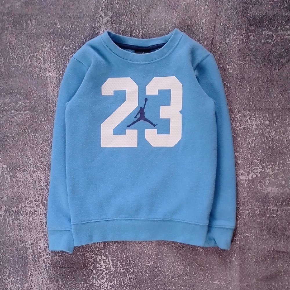 Jordan Kids Sky Blue Sweatshirt with '23' Design